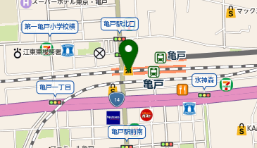 PRONTO 亀戸駅店の地図画像