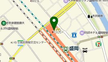 PRONTO 盛岡フェザン店の地図画像
