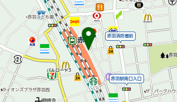 PRONTO ビーンズ赤羽店の地図画像