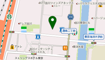 PRONTO 品川店の地図画像
