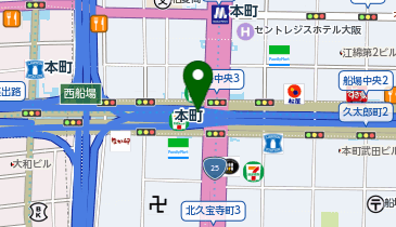 PRONTO 本町店の地図画像