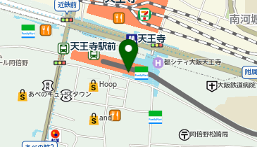 PRONTO あべの橋駅店の地図画像