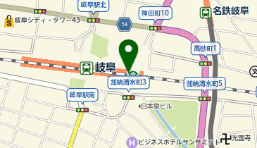 PRONTO アスティ岐阜店の地図画像