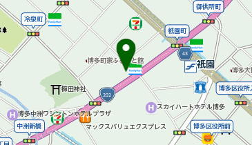 PRONTO 博多祗園M-SQUARE店の地図画像