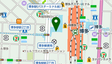 PRONTO アミュプラザ博多店の地図画像