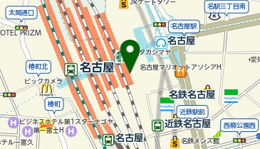 PRONTO 名古屋駅店の地図画像