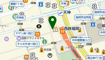 PRONTO 福岡新天町店の地図画像