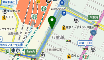 PRONTO ヤエチカ東京駅店の地図画像