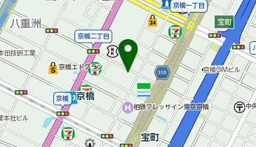 PRONTO 読売八重洲ビル店の地図画像