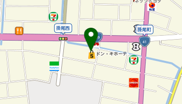 ドン・キホーテ富山店の地図画像