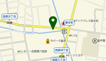 MEGAドン・キホーテ ラパーク金沢店の地図画像