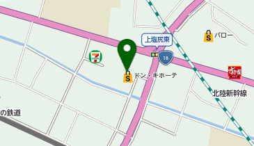 ドン・キホーテ上田店の地図画像