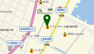 ドン・キホーテ鹿児島宇宿店の地図画像