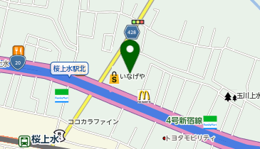 ピカソ桜上水店の地図画像