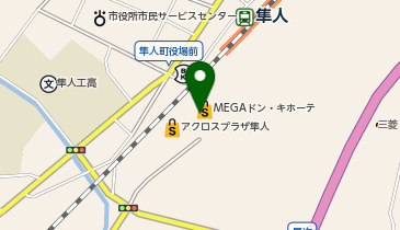 MEGAドン・キホーテ霧島隼人店の地図画像