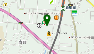 ドン・キホーテ香里園店の地図画像