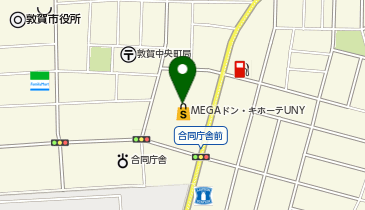 MEGAドン・キホーテUNY敦賀店の地図画像