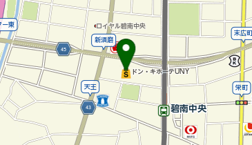 ドン・キホーテドン・キホーテUNY碧南店の地図画像