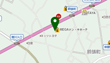 MEGAドン・キホーテ秦野店の地図画像