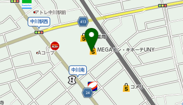 MEGAドン・キホーテUNY嬉野店の地図画像