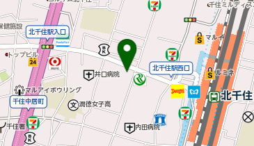ドン・キホーテ北千住西口店の地図画像
