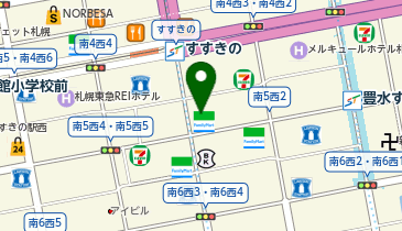 ドン・キホーテすすきの店の地図画像