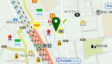 ドン・キホーテ赤羽東口店の地図画像