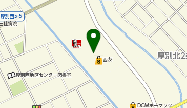 ドン・キホーテ厚別店の地図画像