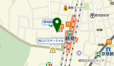 ドン・キホーテ鶴見西口店の地図画像