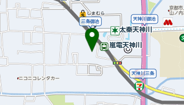 ドン・キホーテ太秦天神川店の地図画像