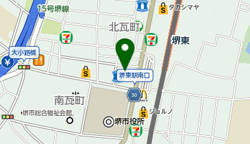 ドン・キホーテ堺東駅前店の地図画像