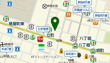 ドン・キホーテ八丁堀西店の地図画像