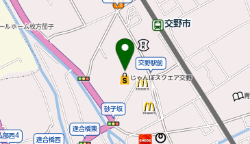 MEGAドン・キホーテ交野店の地図画像