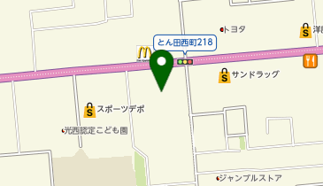 MEGAドン・キホーテ北見店の地図画像