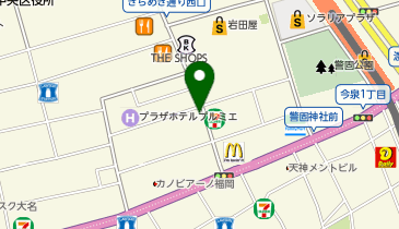 ドン・キホーテドン・キホーテ天神西通り店の地図画像
