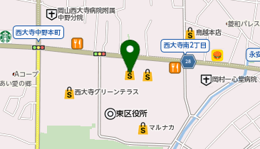 ドン・キホーテドン・キホーテ岡山西大寺店の地図画像