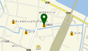 ダイレックス 住吉店の地図画像