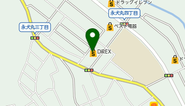 ダイレックス 永犬丸店の地図画像
