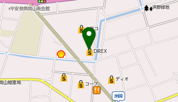 ダイレックス 岡山店の地図画像