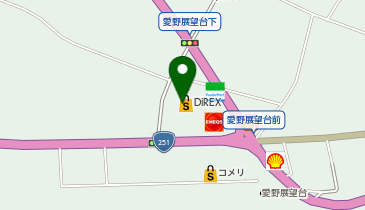 ダイレックス 愛野店の地図画像