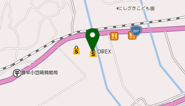 ダイレックス 東諫早店の地図画像