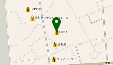 ダイレックス 大村店の地図画像