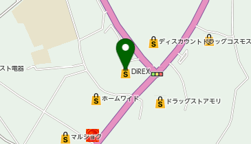 ダイレックス 御船店の地図画像