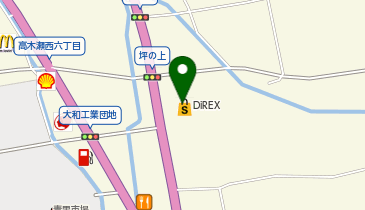 ダイレックス 高木瀬店の地図画像