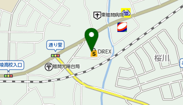 ダイレックス 東福間店の地図画像
