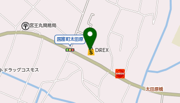 ダイレックス 国富店の地図画像