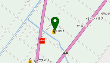 ダイレックス 都北店の地図画像