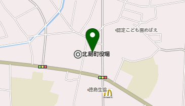 ダイレックス 北島店の地図画像