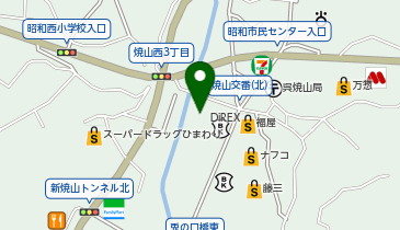 ダイレックス 焼山店の地図画像