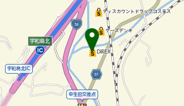 ダイレックス 北宇和島店の地図画像